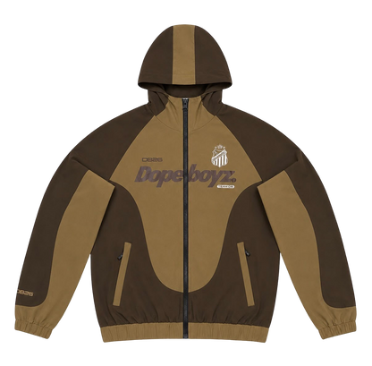 DOPE BOYZ - Brown Windbreaker Set