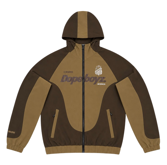 DOPE BOYZ - Brown Windbreaker Set