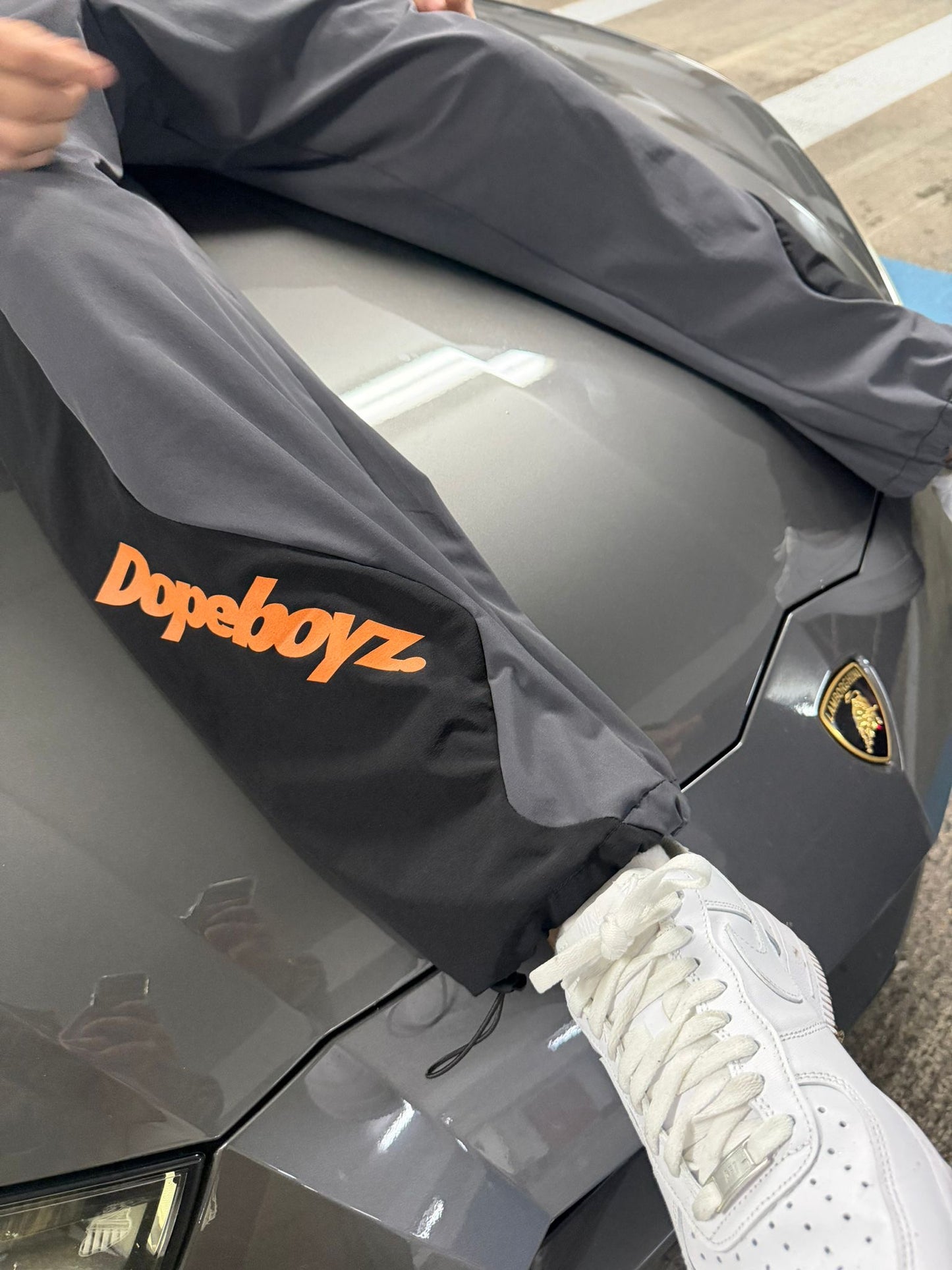 DOPE BOYZ - Black Windbreaker Set